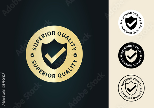 superior quality, premium quality golden vector illustration, marketing elements