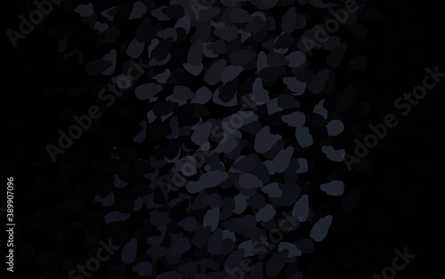 Dark Gray vector texture with abstract forms.