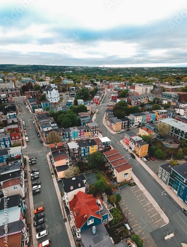 view of the city of st. johns  newfoundland  canada