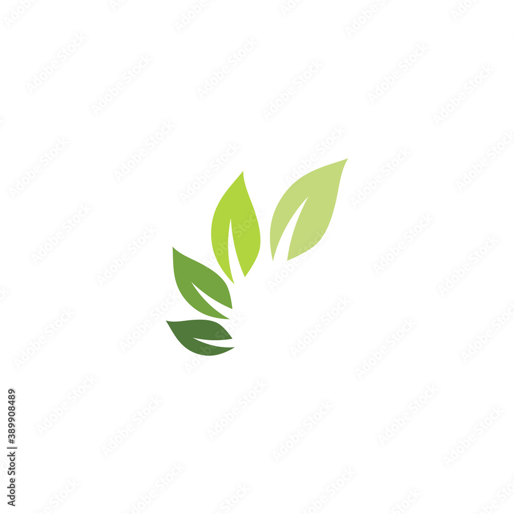 Leaf ecology Logo Template vector Leaf ecology Logo Template vector