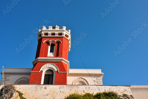 lighthouse of Capo d'Orlando Sicily Italy