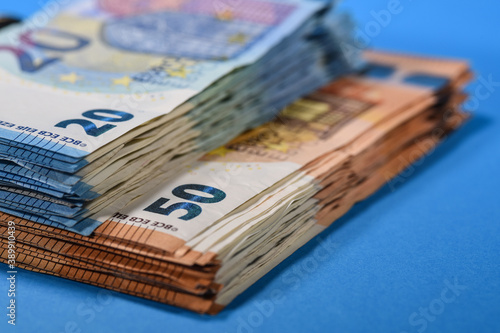 euro argent BCE banque bancaire billet épargne coupure photo