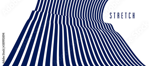 Geometric backgrounds with minimal parallel 3D lines vector abstract illustration, dimensional design cool element, funky style layout for ads posters banners and covers.