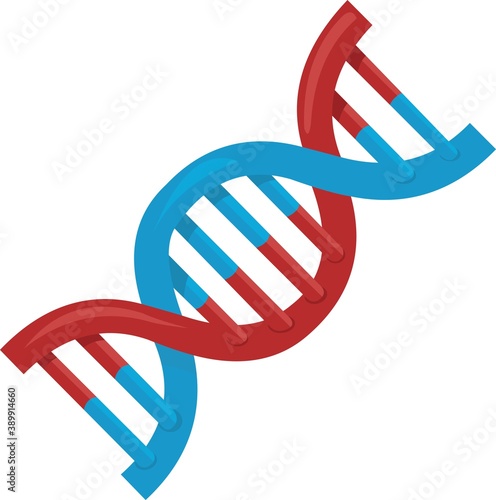 Vector illustration of DNA emoticon