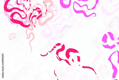 Wallpaper Mural Light Pink, Yellow vector background with abstract shapes. Torontodigital.ca