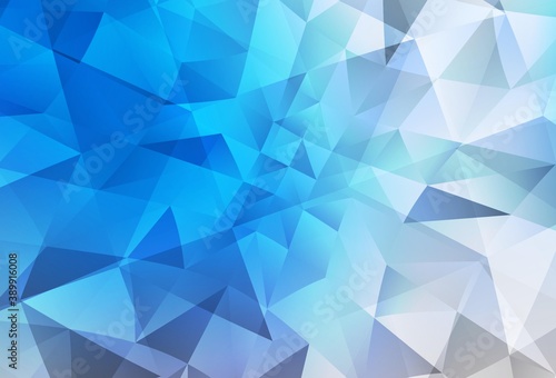 Light Blue, Yellow vector low poly texture.