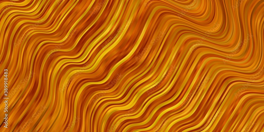 Light Green, Yellow vector backdrop with bent lines. Light Green, Yellow vector backdrop with bent lines.