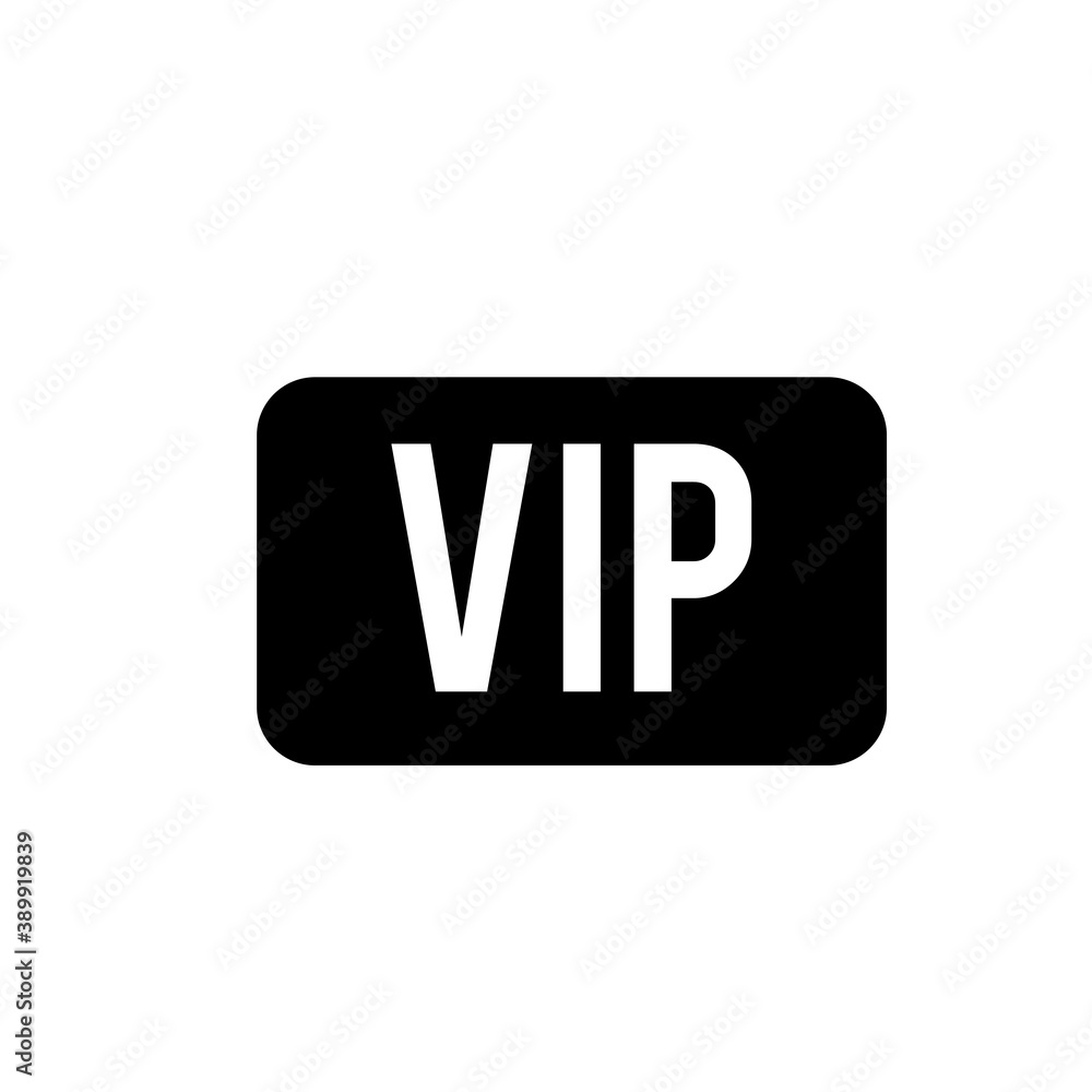 VIP ICON. Priority Sign and Symbol VIP ICON. Priority Sign and Symbol