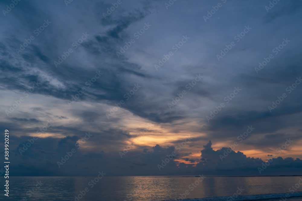 Blue sky and sea with cloud bright at. Phuket Thailand. Blue sky and sea with cloud bright at. Phuket Thailand.