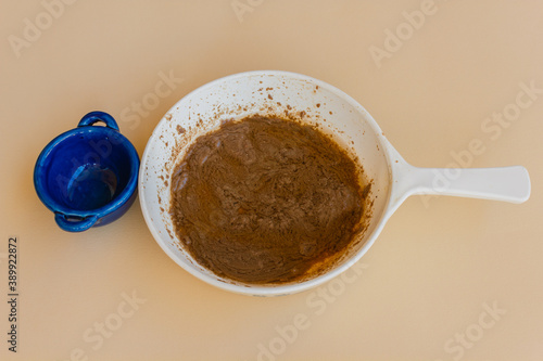 pan of bagna cauda with a small pan /close-up of a pan bagna cauda  with a small pan you need to eat