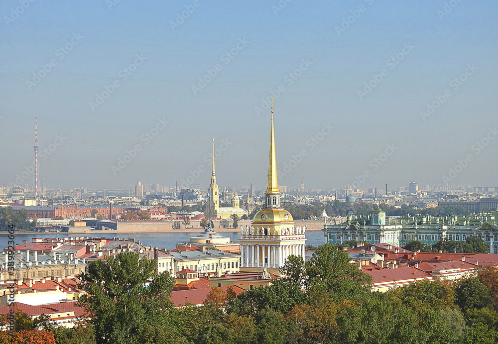 panorama of St. Petersburg. The Admiralty