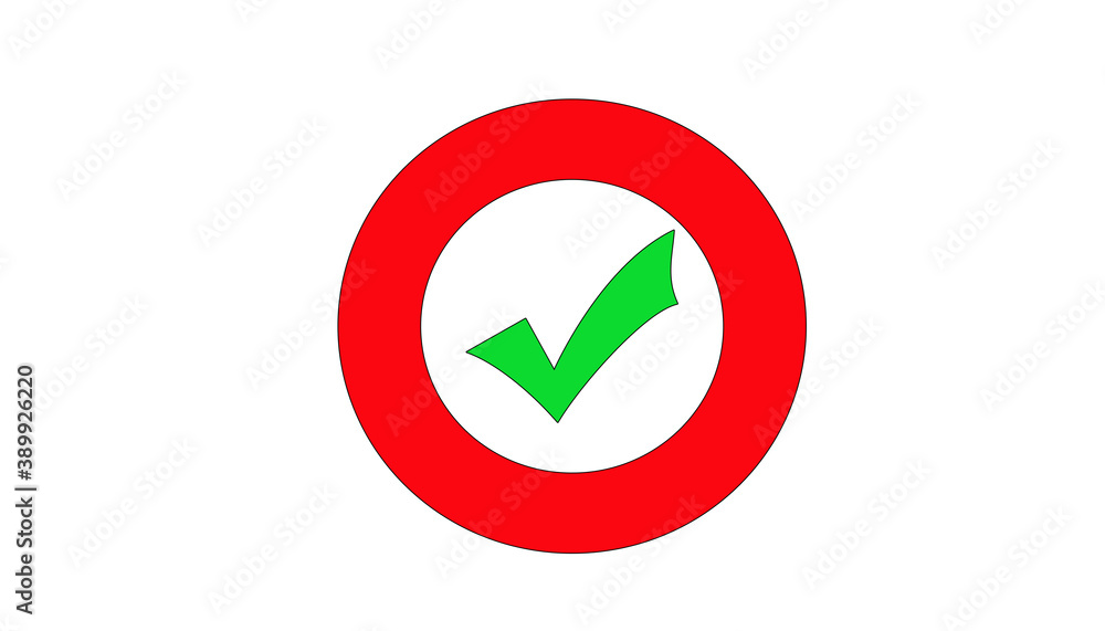 symbole validation dans cercle rouge symbole validation dans cercle rouge