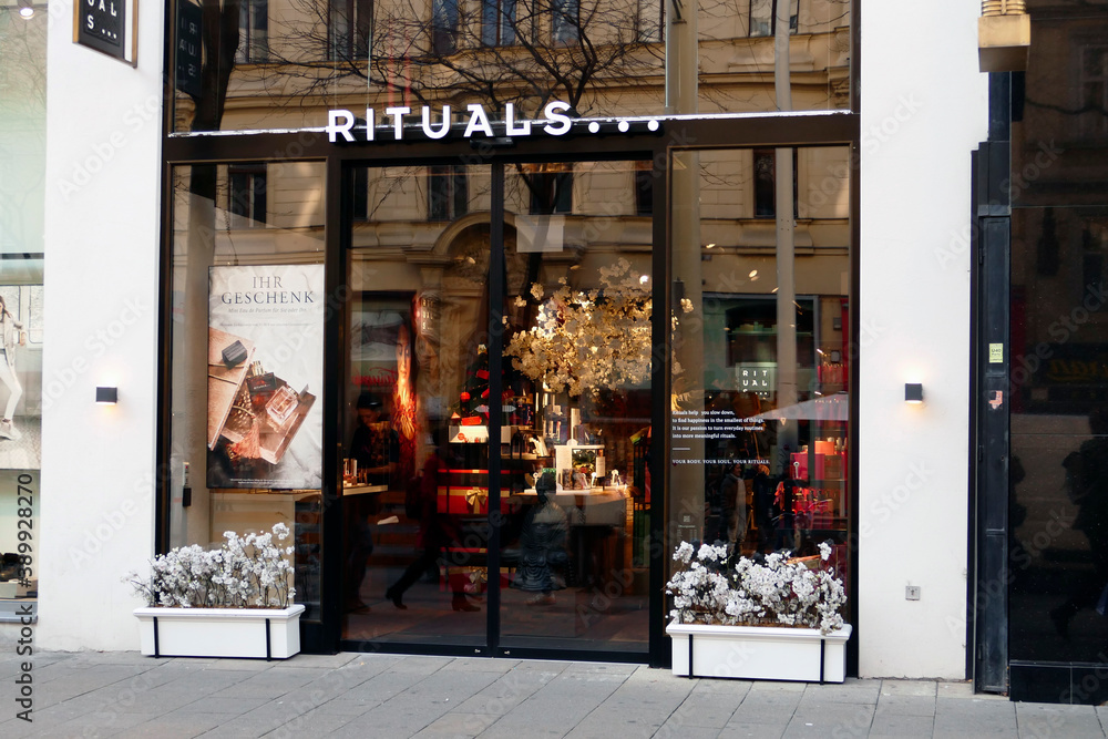 Vienna, Austria - November 17, 2018: Rituals shop in Mariahilfer street  Stock Photo | Adobe Stock