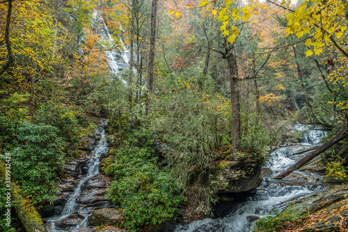 Fototapeta Dukes Creek falls in Georgia