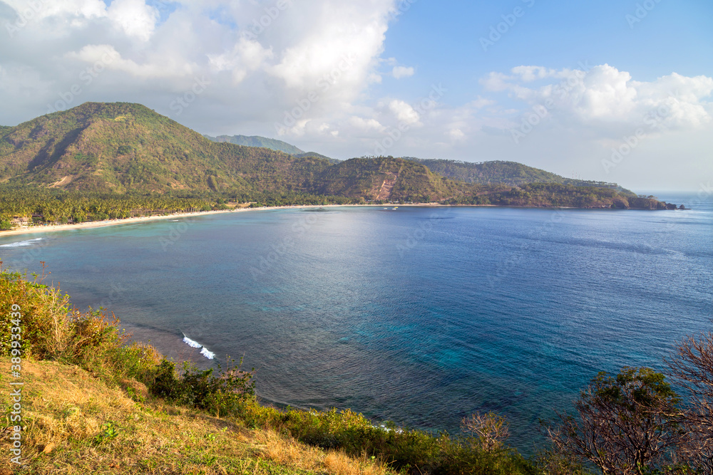 landscape of Senggigi beach