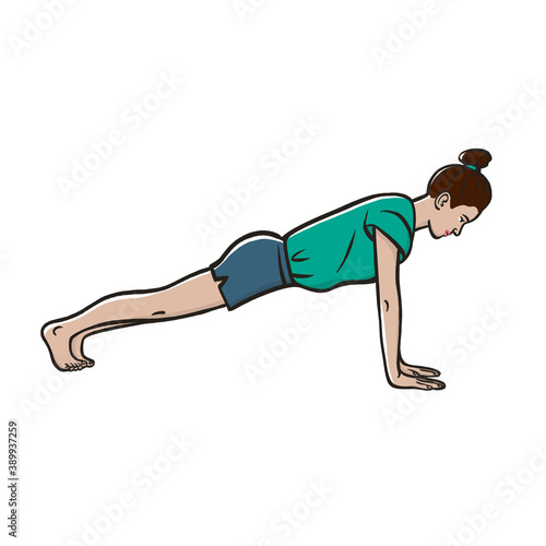 Yoga Plank Pose