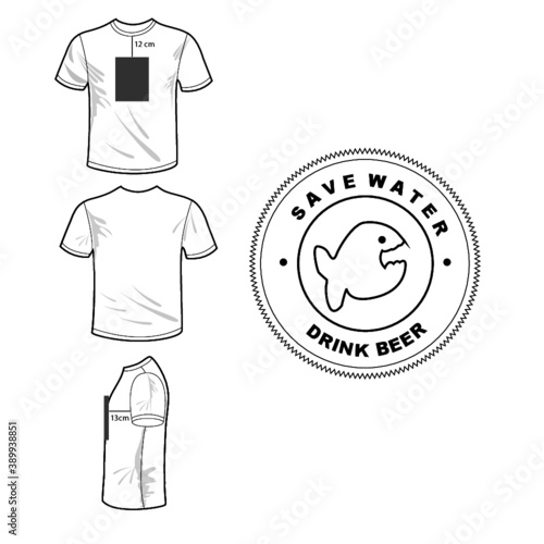 Vettoriale indumento disegnato su Adobe Illustrator che rappresenta un file flat con uno stile semplice che riprende una linea sportswear ma allo stesso tempo elegante.