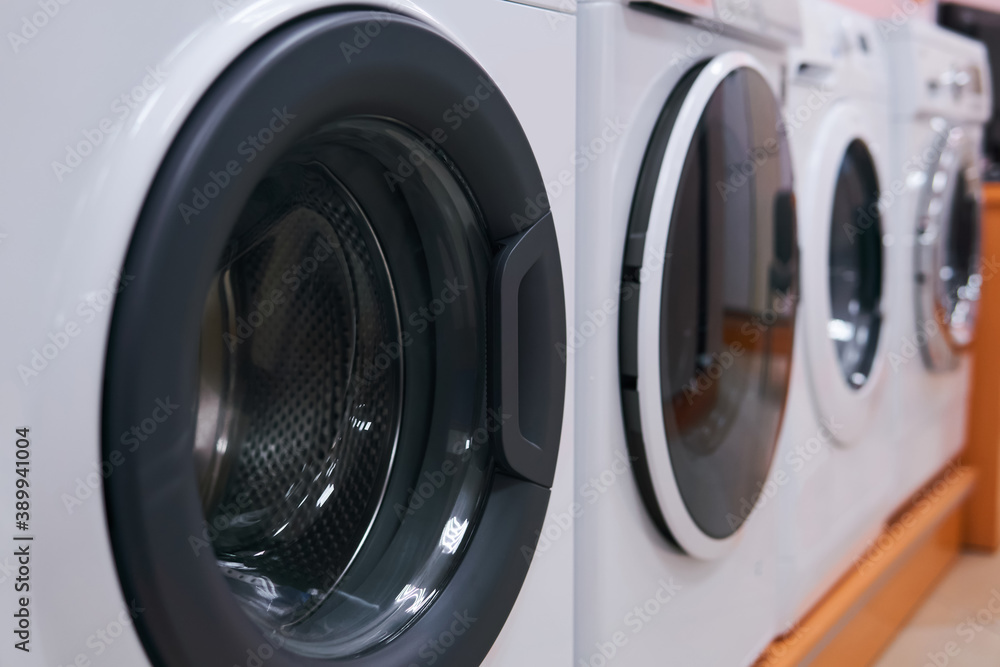 range of washing machines sold in a hardware store range of washing machines sold in a hardware store