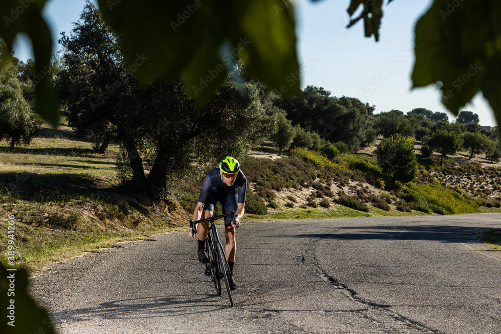 Naklejka premium Cycling