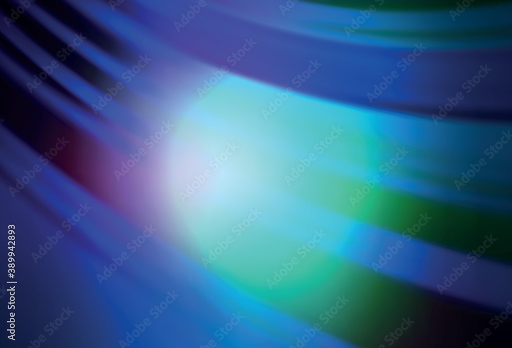 Obraz premium Dark BLUE vector colorful blur backdrop.