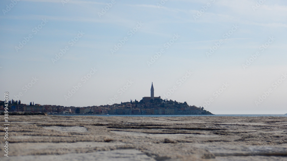 Landscape of Rovinj a city in Croatia in sommer Landscape of Rovinj a city in Croatia in sommer