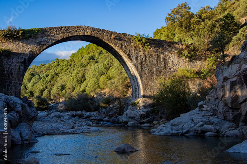 Принти на полотні Puente Romano de Alardos, Madrigal de la Vera (Cáceres)