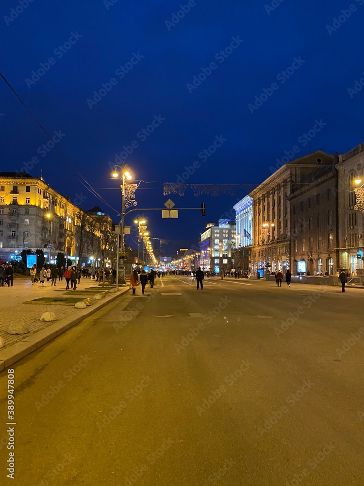 view of the city