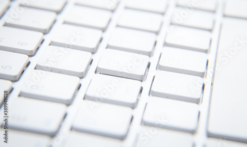 Macro shot of computer keyboard. Technology