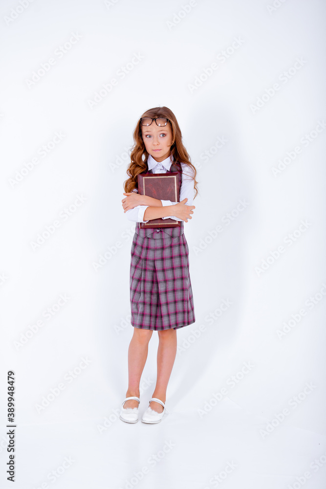cute girl dressed in formal clothes cute girl dressed in formal clothes