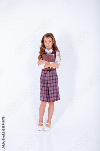 Wallpaper Mural cute girl dressed in formal clothes Torontodigital.ca