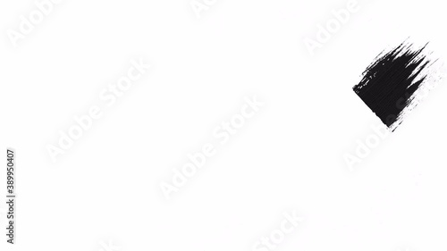 A set of brush stroke transitions in the form of a frame with an alpha channel - transparency. The transition disappears in the same direction as it appears. Perfect for motion graphics, slideshows