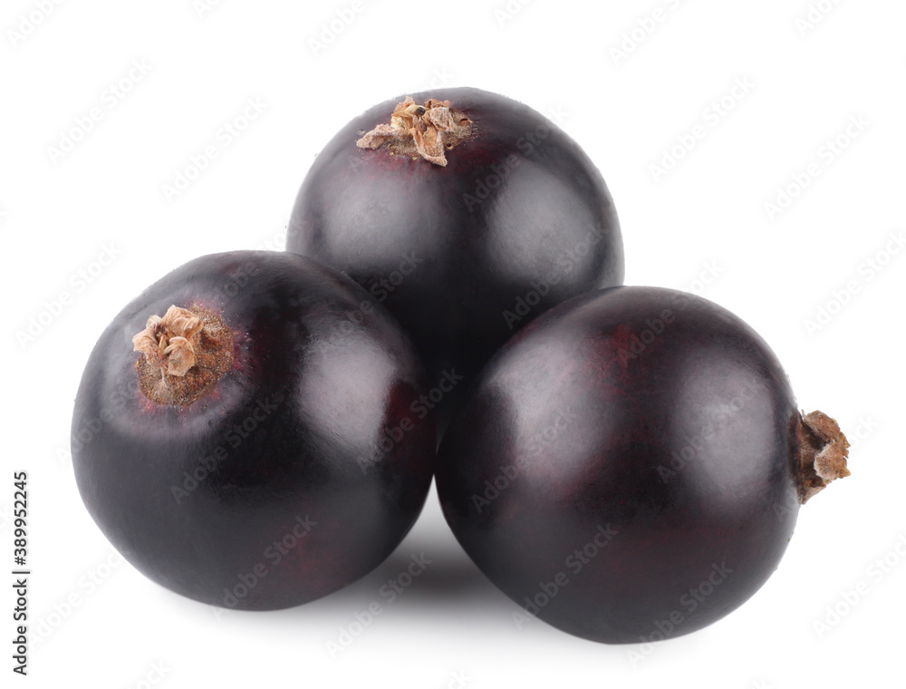 Currant berries isolated on white background, macro Currant berries isolated on white background, macro