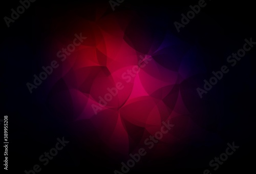 Dark Pink, Red vector template with chaotic shapes.