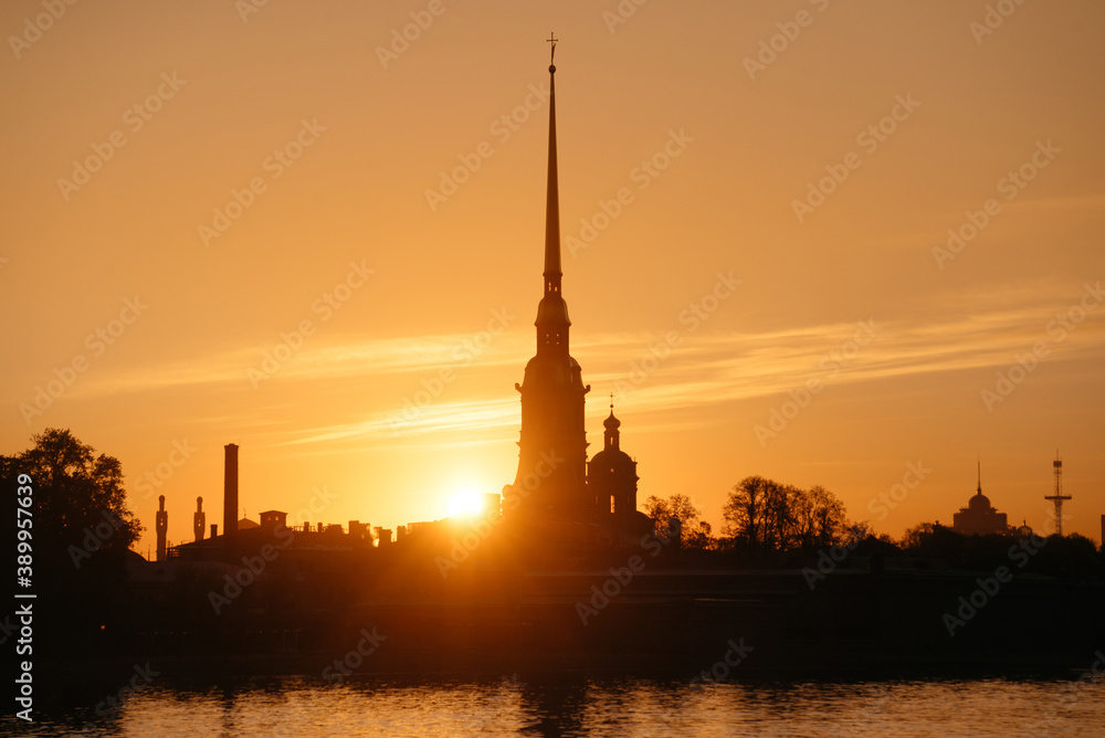 The Peter and Paul Fortress in St.Petersburg, Russia