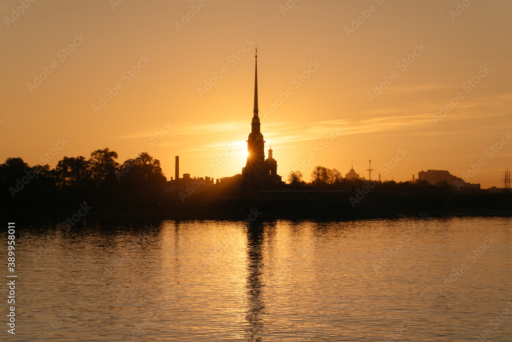 The Peter and Paul Fortress in St.Petersburg, Russia