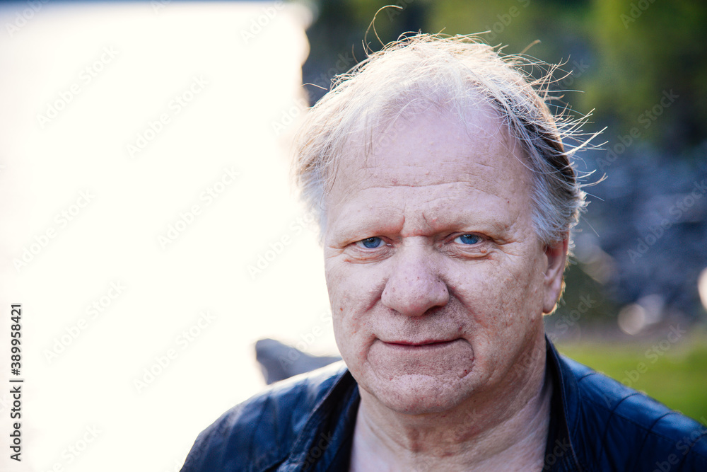 portrait of a senior person portrait of a senior person