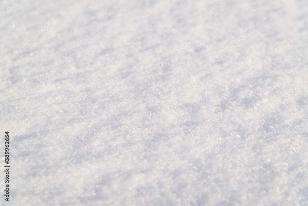 white snow, winter background of shining snow copy space white snow, winter background of shining snow copy space
