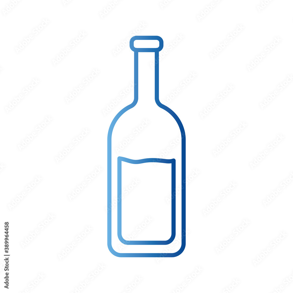 wine bottle gradient style icon vector design wine bottle gradient style icon vector design