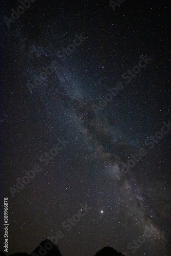Background with stars and milkyway