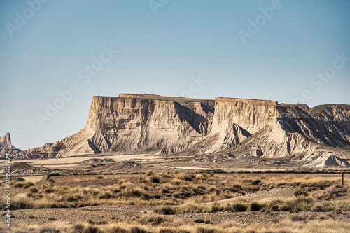 desert mountains landscape, it is a dry and arid land © Adolf