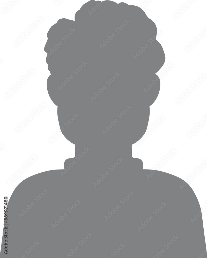 Hand drawn, modern, man avatar profile icon (or portrait icon). User flat avatar icon, sign, profile male symbol