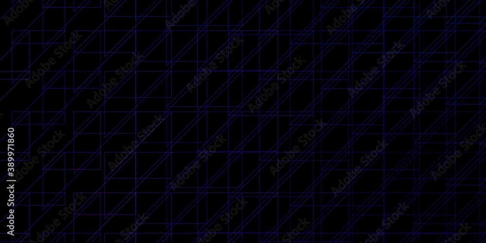 Obraz premium Dark Blue, Red vector template with lines.