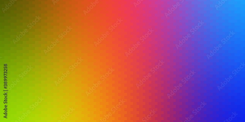 Light Multicolor vector background with rectangles.