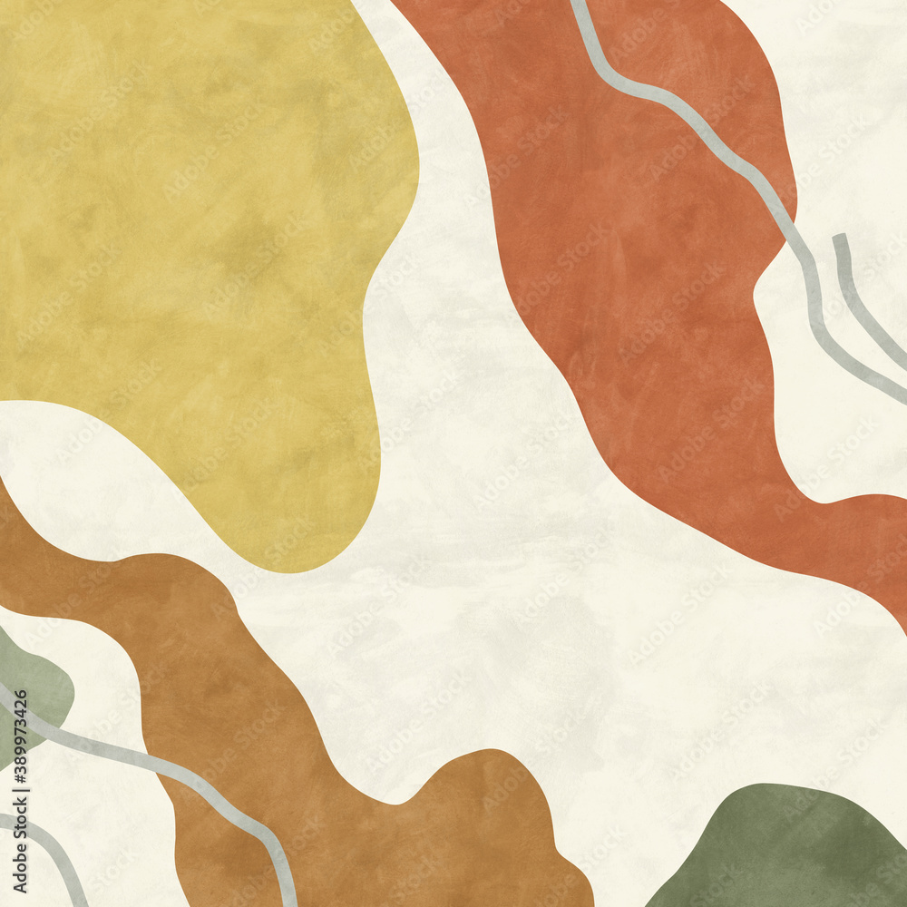 Abstract image for creative design of banners, cards, wallpapers, posters, prints. Modern artistic style. Hand painted texture. Warm colour palette. Yellow, red, brown and green colors. Abstract image for creative design of banners, cards, wallpapers, posters, prints. Modern artistic style. Hand painted texture. Warm colour palette. Yellow, red, brown and green colors.