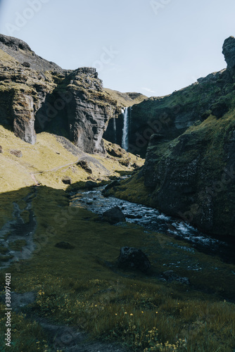 Icelandic nature, Landscape in Summer