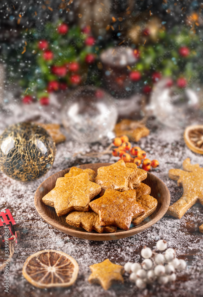 Fototapeta premium Traditional Christmas baking