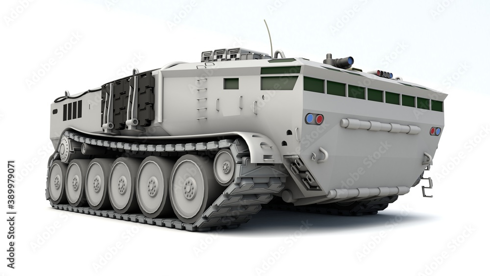 3d illustration of Concept vehicle 3d illustration of Concept vehicle