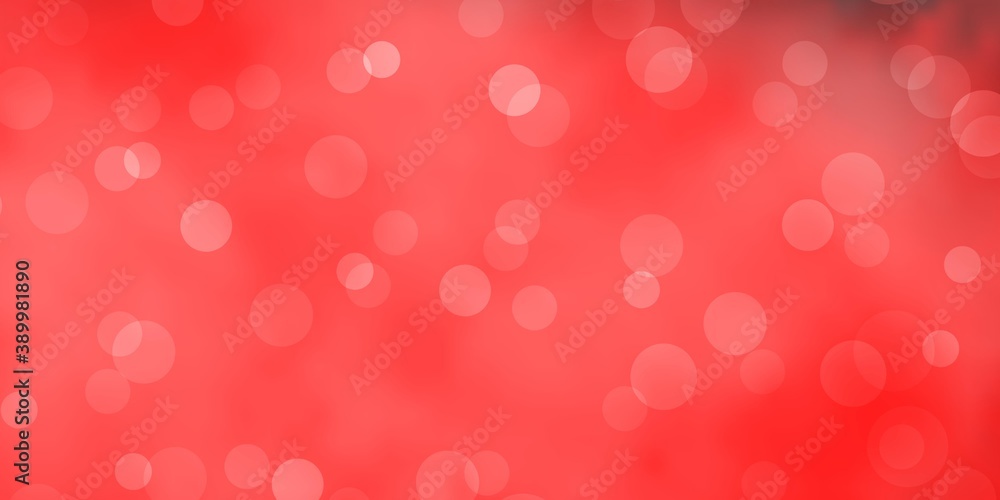 Dark Red vector background with bubbles. Dark Red vector background with bubbles.