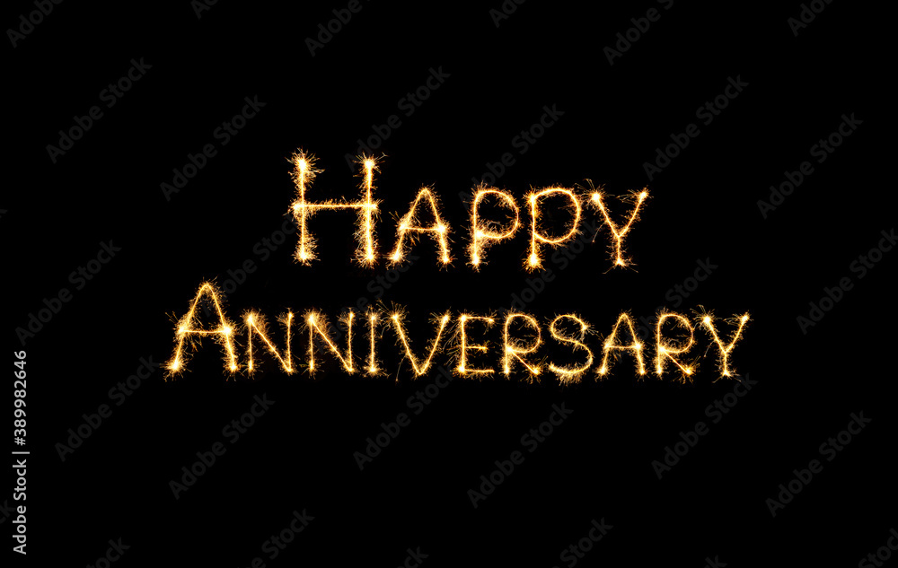Obraz premium Happy anniversary.