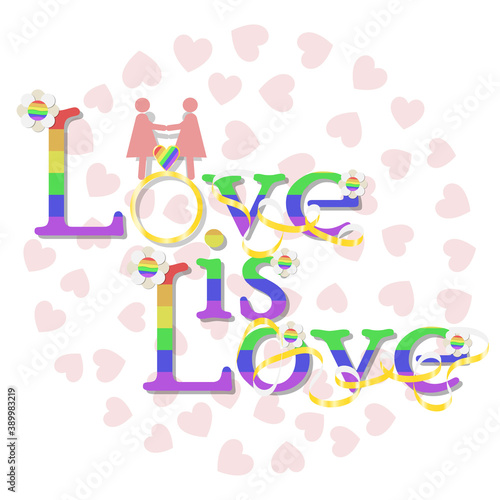 Cute cartoon character of female LGBT wedding couple for invitation wedding card banner.
